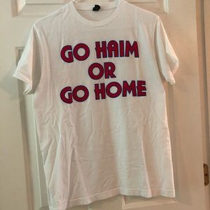 HAIM merch tee Go Haim or Go Home